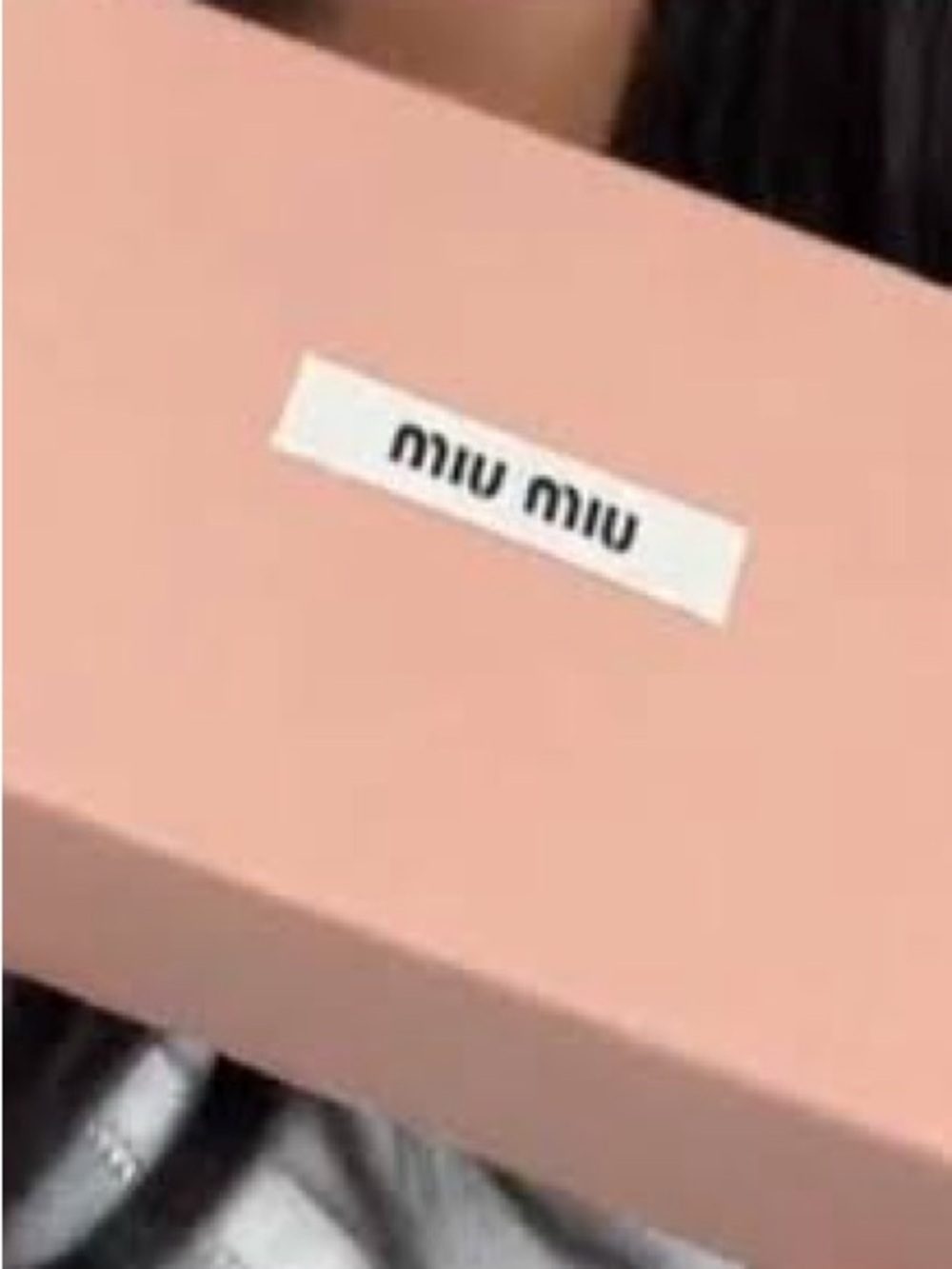 Miu Miu Blush Pink Logo Box - Picture 5 of 9